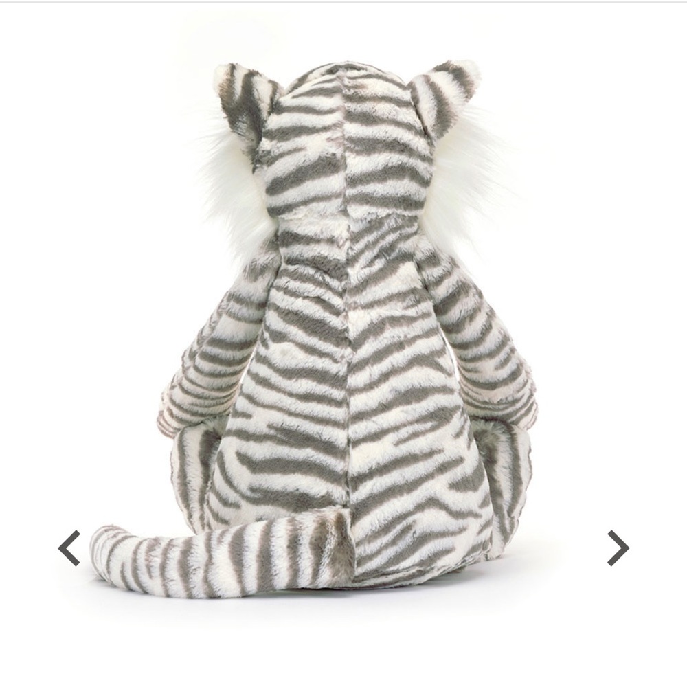 Authentic NWT Jellycat Really Big Bashful Snow Tiger Retired Rare ONLY ONE Cute - Picture 14 of 14